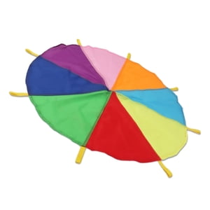 Magideal - Juguete Educativo Sensorial De Paracaídas Para Niños, Juguete Deportivo De Desarrollo Sensorial, Juguetes Para Hacer Ejercicio Al Aire Libre, Paraguas 200Cm