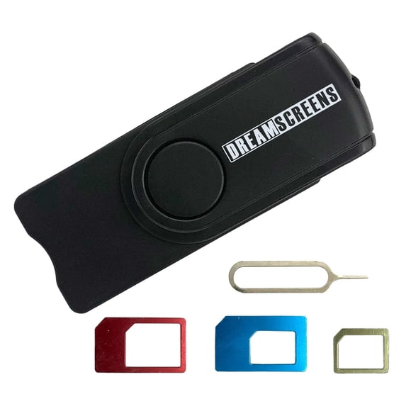 Lector de tarjetas SIM USB Dreamscreens Multimedia SD TF MMC