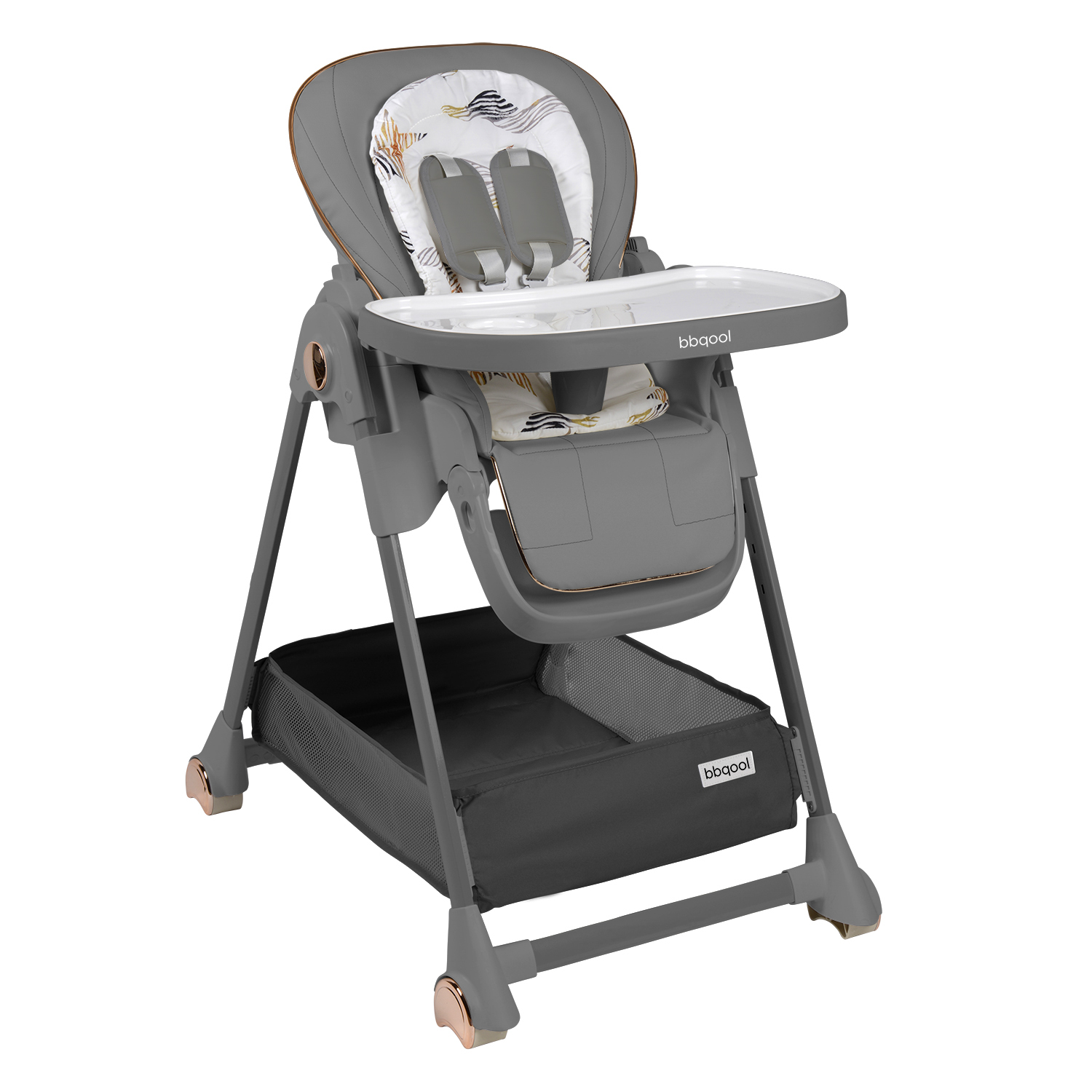 Bbqool - Silla De Comer Mealtime Grey