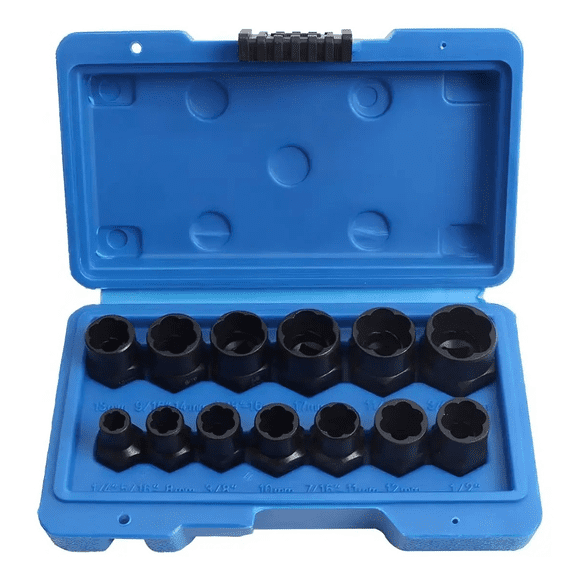 Set Dados Extractores Pernos Y Tuercas Rodadas 9 A 19mm