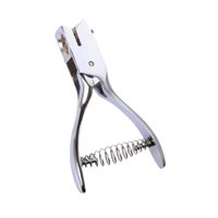 Bothyi - Perforadora De Papel Portátil De Mano, Perforadora De Metal De Mano Para Cartón, Hogar