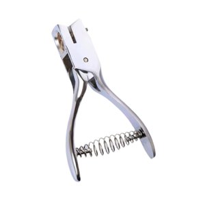 Bothyi - Perforadora De Papel Portátil De Mano, Perforadora De Metal De Mano Para Cartón, Hogar