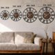 thumbnail image 5 of RELOJ Tixmtry Retro Decorativo de Madera Silencioso 61 cm, 5 of 9