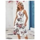 thumbnail image 5 of Vestido Sin Mangas Largo Estampado Floral Blanco, 5 of 7