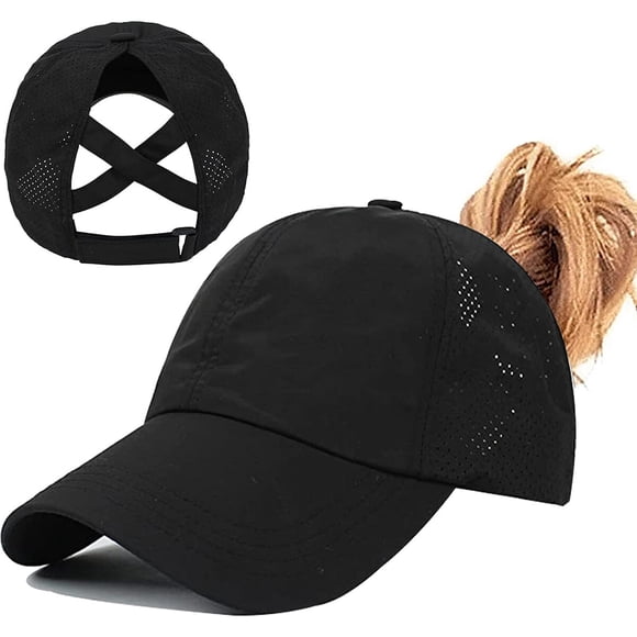 Gorra para cola de caballo ajustable Criss Cross
