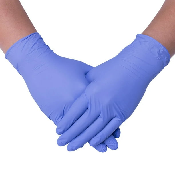 Lote de 100 guantes desechables de látex, universales, de limpieza, multifuncionales, para uso doméstico, alimentario, médico y cosmético.