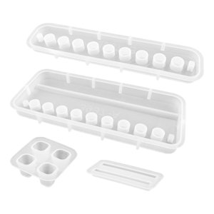 Bothyi - Molde Del Sostenedor De La Pluma Del Silicón Para El Molde Del Soporte Del Teléfono Celular Del Estante De La Pluma De La Fundición De La Resina