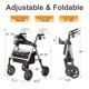 thumbnail image 5 of Andador HOMLAND plegable de 8 kg, ligero y con asiento, 5 of 7