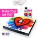 thumbnail image 2 of Revestimiento transparente de alto brillo ArtResin de resina epoxi 236 ml para obras de arte, 2 of 7