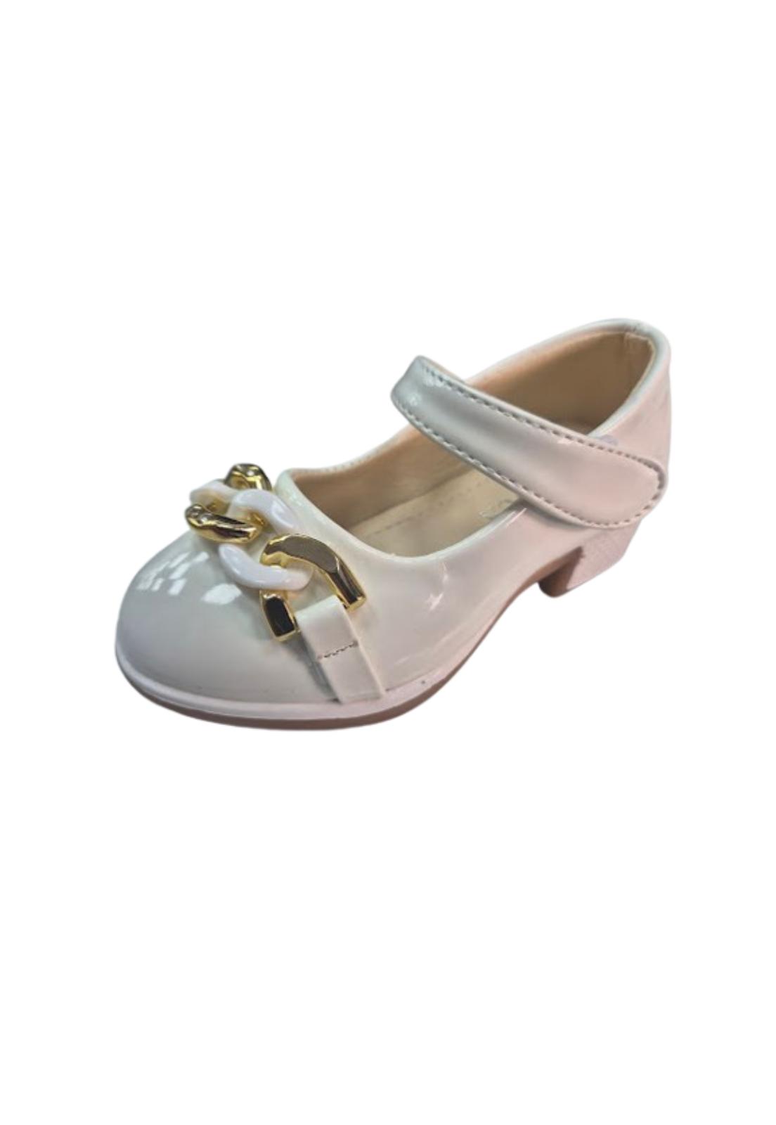 Vinnys Outlet - Zapato Charol Niña Blanco