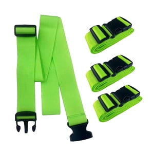 Bothyi - 4 Uds Correas De Equipaje Vinculante Ajustable Sostiene La Maleta Juntos Cinturones De Equipaje Verde