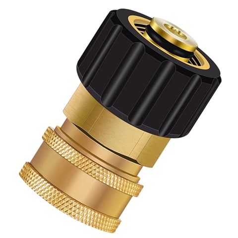 Magideal - Boquillas Adaptadoras Para Lavadora A Presión De Latón De 3/8 Pulgadas A M22, Accesorios Resistentes Al Desgaste Schnelle M22 De 14Mm Para Pistola De Hembra A M22