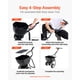 thumbnail image 4 of Esparcidor VEVOR de 27 kg de capacidad, ancho de 3 m y ruedas de 20 cm, 4 of 9