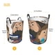 thumbnail image 5 of Efectos Secundarios Comunes Cesta de lavandería de gran capacidad redonda con asa, bolsa para ropa sucia plegable, almacenamiento para dormitorio, baño y lavadero 44x35 cm, 5 of 6