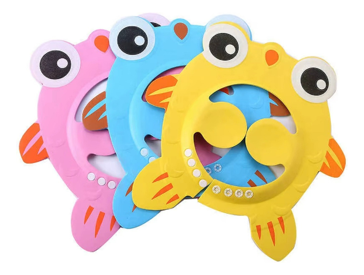 Genérico - Set 7 Visero Gorro Ducha Baño Lavado Dibujo Animado Bebe Lau