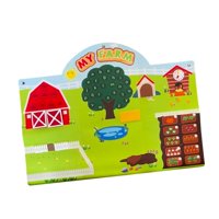 Bothyi - Juego De Tablero De Cuentos De Tela Con Animales De Granja Para Colgar En La Pared, Ideal Para Niños Y Niñas.