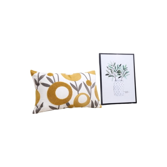 Funda de cojin rectangular 30x50cm Girasol