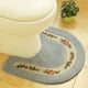 thumbnail image 5 of Coral Velvet Non-Slip Bathroom Mat - Absorbent and Soft Carpet for Toilet and Bathroom Floor - U-Shape Design for Added Comfort and Safety, 5 of 5