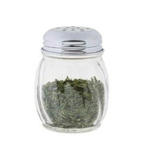 Tablecraft - Frasco Especiero De 170G De Vidrio Con Tapa Perforada