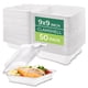 thumbnail image 1 of Recipientes Compostables Para Alimentos De 9 X 9 Cm [paquete De 50], 1 of 4