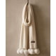 thumbnail image 3 of Bufanda Chalón Premium Con Pompones Tacto Cashmere02, 3 of 5