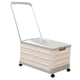 thumbnail image 3 of Contenedor De Almacenamiento Con Ruedas Y Asa, Caja De Almacenamiento Plegable Para El Hogar, Camping, Gris Y Blanco, 3 of 4