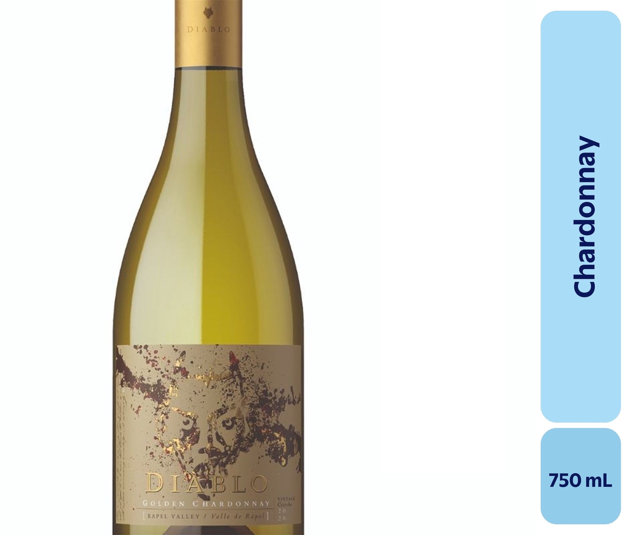 Vino Chardonnay Botella 750 mL Diablo