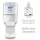 thumbnail image 5 of Dispensador de desinfectante para manos Purell ES4 Manual 1200 ml blanco, 5 of 7