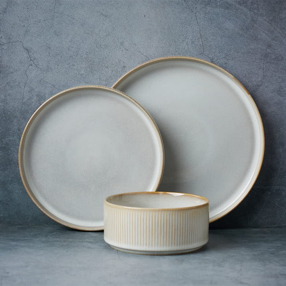 Juego De Vajilla Famiware Star De 12 Piezas Resistente A Astillas