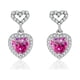 thumbnail image 1 of Aretes de Moissanita 2cttw para Mujer Color D Claridad VVS1 Aretes Colgantes de Diamante Aretes de Boda de Plata Esterlina 925 para Novias Dama de Honor con Certificado, 1 of 9
