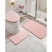 Mylhogar - Set De Baño 3 Piezas Suaves Y Absorbentes