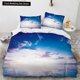 thumbnail image 1 of x1347 Bed SheetsBlue Sky Duvet Cover Pink Flowers White Flying Bird Bedding Set for Kids Teens Adults Natural Scenery Quilt Cover 3-Piece Bedding Set (1 Duvet Cover + 2 Pillow Shams) nj1347, 1 of 5