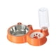 thumbnail image 3 of Cuenco Para Perros Y Gatos, Bebedero, Suministros Para Animales Peque?os, Juego De Cuencos De Agua Y Comida Para Mascotas, Color Naranja, 3 of 3