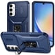 thumbnail image 1 of Funda Armada para Samsung Galaxy A34 5G con Tapa Deslizante y Soporte Magnético Giratorio Azul, 1 of 5