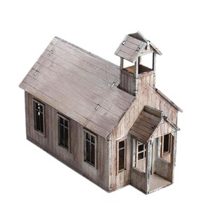 Magideal - Kits De Modelos De Construcción De Arquitectura A Escala 1:72, Escena De Arquitectura De Iglesia Interactiva Diy Sin Montar Para Mesa De Arena, Escena