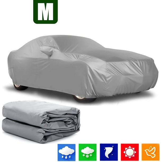 Funda para coche Lona para coche Garaje para coche Impermeable Resistente al polvo Protección contra la nieve Protección solar Garaje completo Garaje completo Lona para cubrir