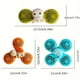 thumbnail image 4 of 【Random Color】Fridge Toys, 1 Pc Suction Cup Spinner Toys, Suction Cup Bath Toys For Babies, Sensory Toys Early Education Toys Bathtub Toy Dining Chairs Toys, Birthday Gifts For Baby Boy Girl, 4 of 5