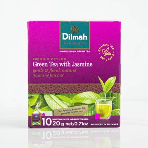 10 Bolsitas Te Verde Ceylon Jazmin Dilmah
