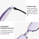 thumbnail image 3 of Gafas de presbicia con doble luz, gafas con zoom inteligente, borde de corte de diamante sin marco, gafas de presbicia con luz azul, tanto de cerca como de lejos, de doble uso, 3 of 5