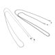 thumbnail image 1 of 2 Piezas Gafas de sol Collar Metal Gafas Gafas Cable Cordón Cadena, 1 of 6