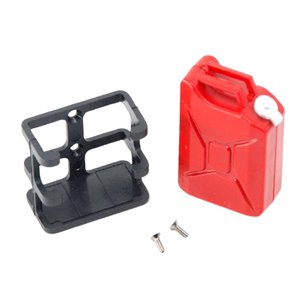 Magideal - Rc Decoración De Automóviles Crawler Tanque De Combustible Rc 1:10 Parte De Repuesto Realista Para 1/10 Accesorio De Camiones Rock Crawler Mini Tanque Rojo