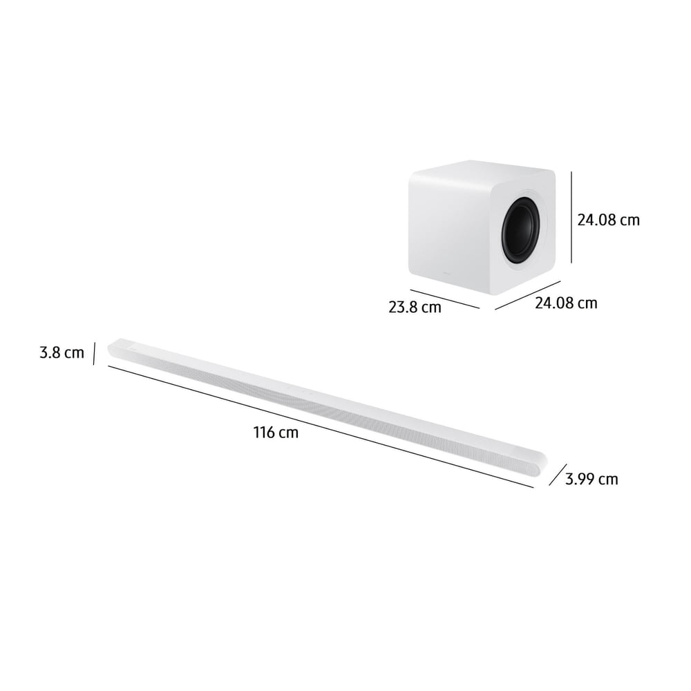 Samsung Soundbar HW-S801D Blanco, foto 3