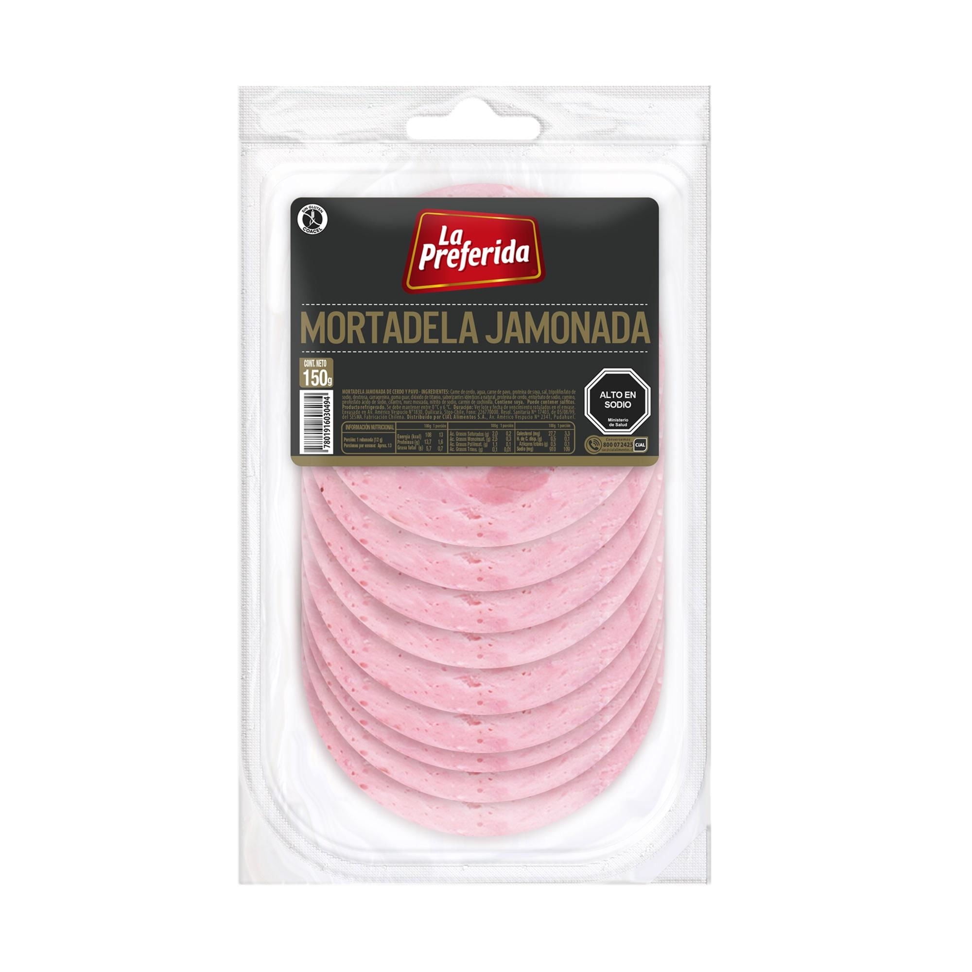 Mortadela Jamonada 150 g La Preferida