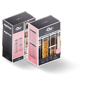 Ou - Kit Contenedores Block Transparentes