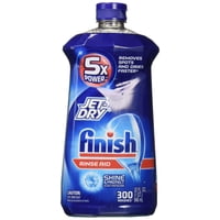 Agente De Enjuague Y Secado Para Lavavajillas Rinse Aid Finish Jet-Dry De 32 Ml