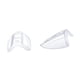 thumbnail image 5 of Cubiertas laterales de las gafas de ojos, TPU flexible Soft 1 par para el trabajo, al aire libre en interiores , Claro, 5 of 5