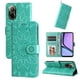 thumbnail image 2 of Funda tipo cartera FOXDOCK para Realme C67 4G , diseño girasol en relieve, cuero PU, cierre magnético, soporte y tarjetero, 2 of 5