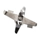 thumbnail image 1 of Cuchilla para licuadora Cuchilla para licuadora Accesorios premium de servicio pesado Mezclador doble Pieza para licuadora Cuchilla para procesador de, 1 of 5