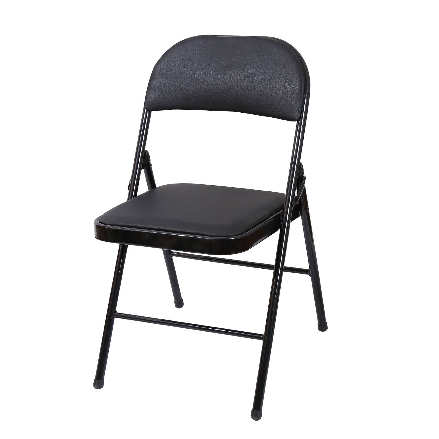 Concepts Life - Silla Plegable Con Acolchado Negro