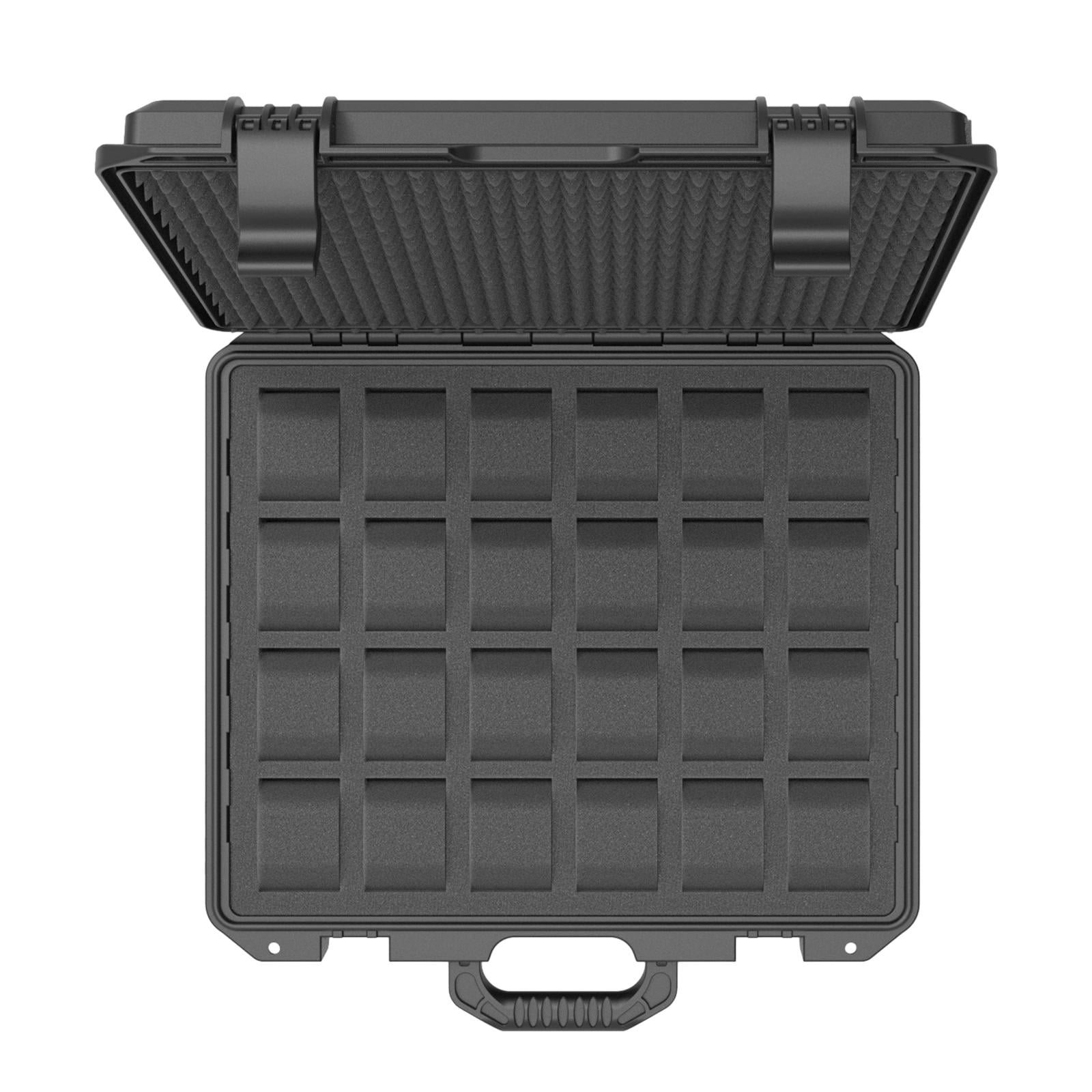 Ioensy - Estuche De Transporte Para Relojes, Caja De Almacenamiento Para Relojes, Estuche De Almacenamiento Para Relojes Para Viajes En Casa, Padre, 40cm X 33cm X 12cm